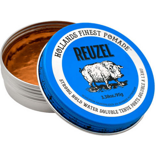 Reuzel Blue High Sheen Pomade για Δυνατό Κράτημα & Λάμψη