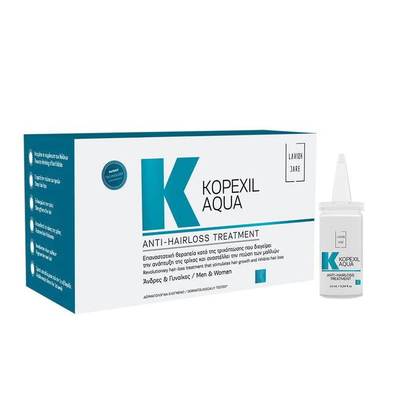 Αμπούλες θεραπείας κατά της τριχόπτωσης - Kopexil Aqua Anti-Hair Loss