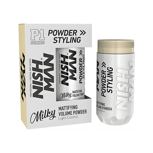 Πούδρα Μαλλιών Nishman Mattifying Volume Powder P1 Light Hold Milky