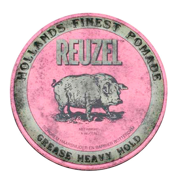 Reuzel Heavy Hold Grease Pomade για Πολύ Δυνατό Κράτημα & Λάμψη 95gr