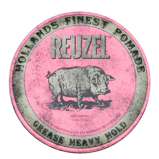 Reuzel Heavy Hold Grease Pomade για Πολύ Δυνατό Κράτημα & Λάμψη 95gr
